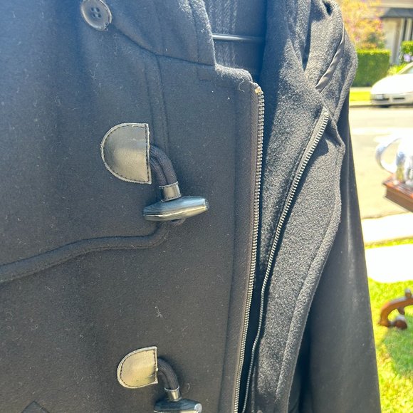 Bloomingdale's - Men's wool peacoat - Picture 1 of 4